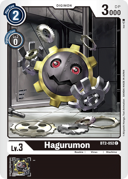 Digimon Karte Bt Hagurumon Game Kiwi